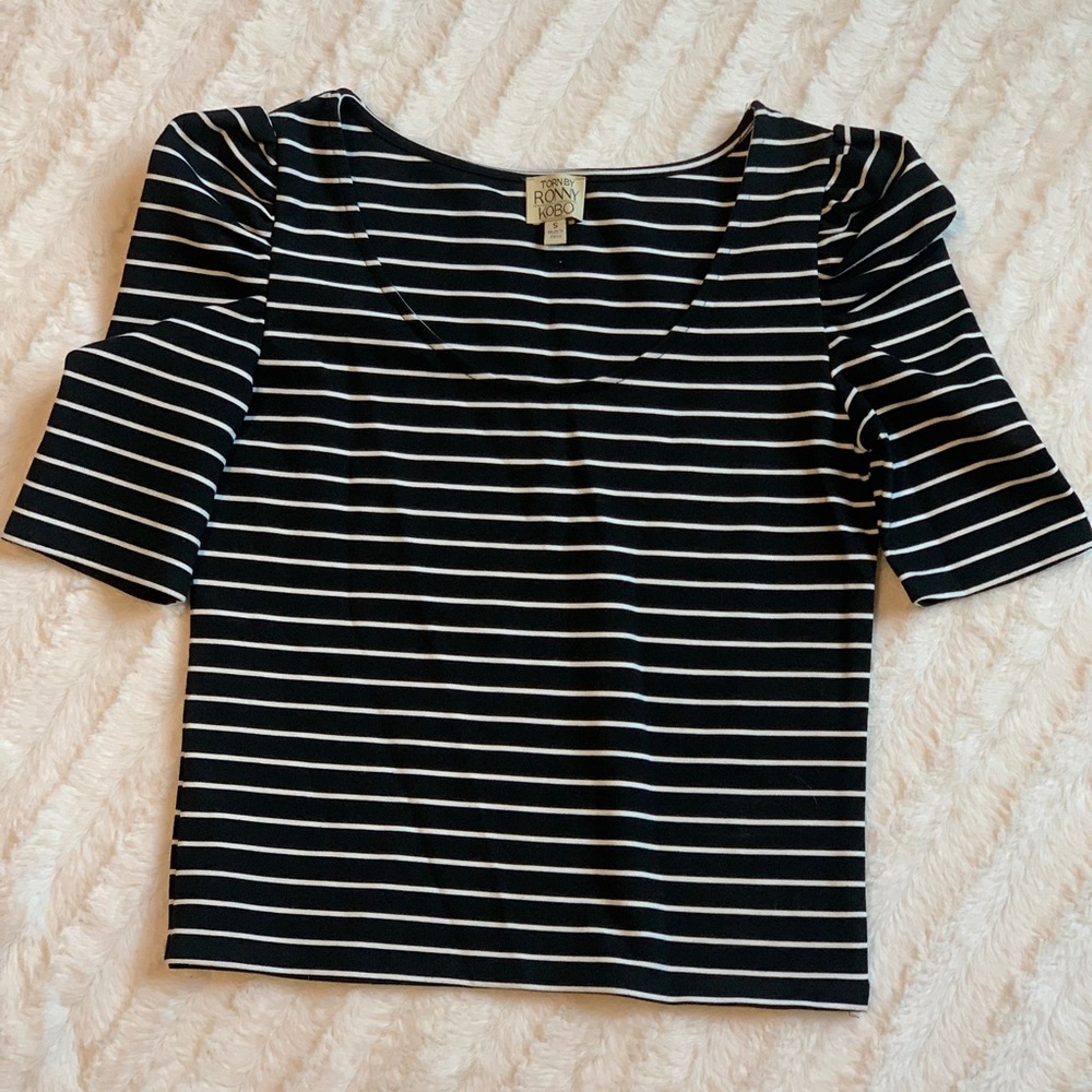 Striped Crop Top